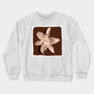 Lilly in Tan Crewneck Sweatshirt